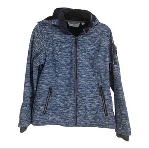 Free country jacket soft shell fleece lined space